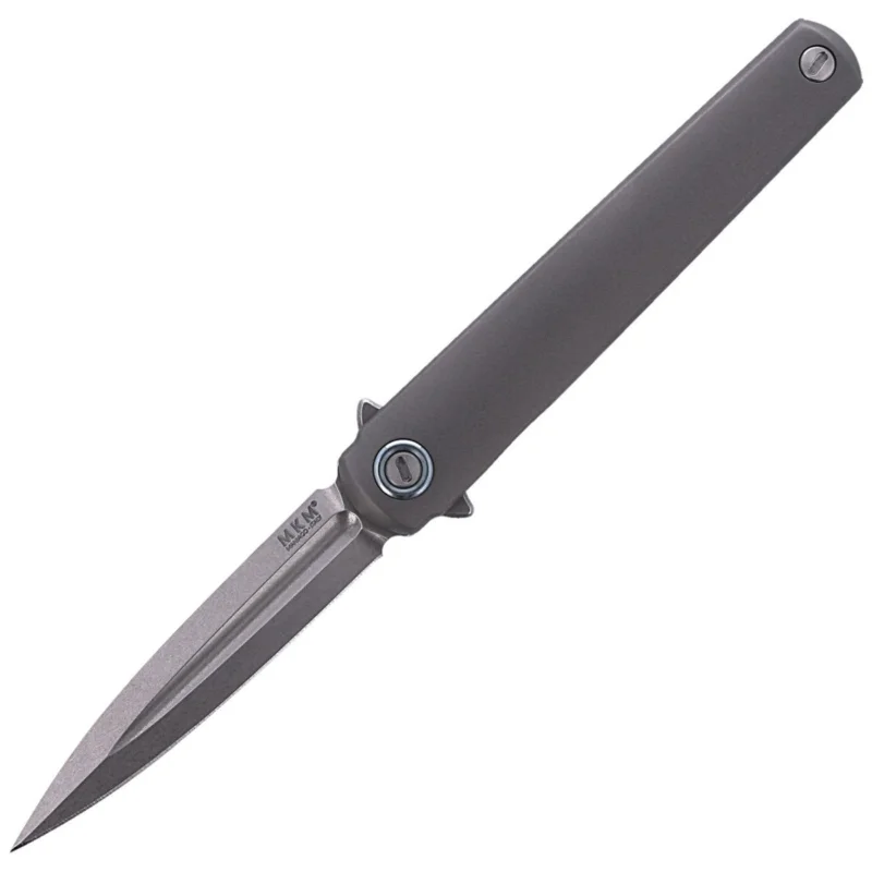 MKM Flame Dagger Sandblasted Titanium, Stonewashed M390 by Michael Zieba (MK FL02-TSW) Nie przegap