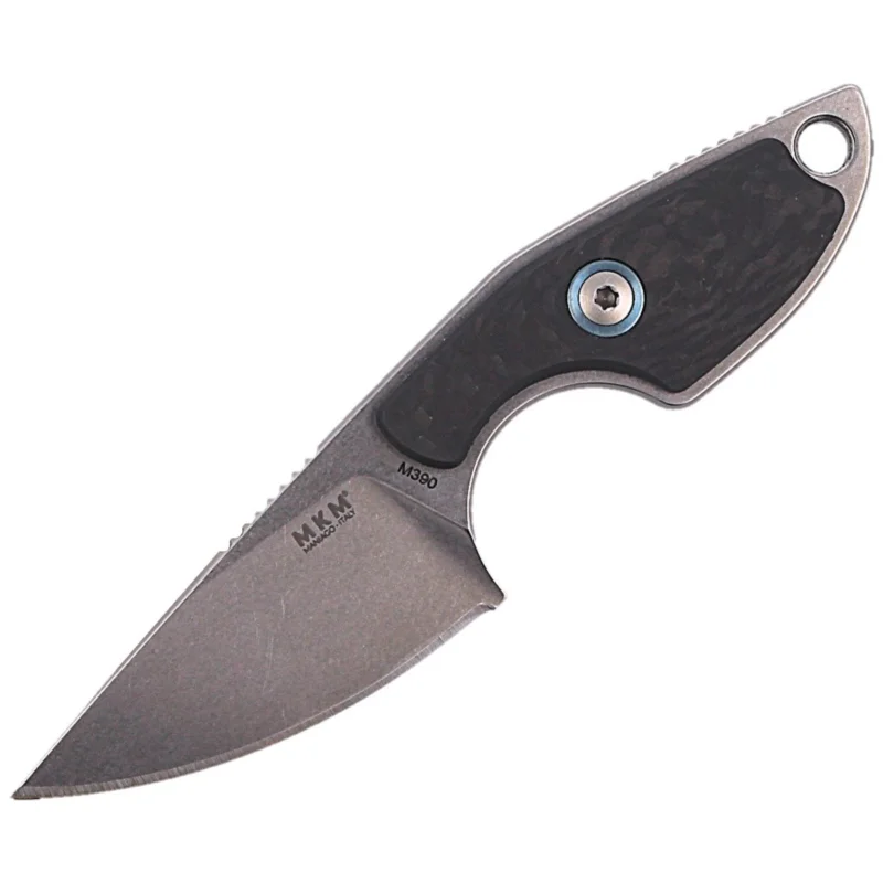 MKM Mikro 1 Carbon Fiber Neck Knife, Stonewashed M390 by Jesper Voxnæs (MKMR01-CF) Dodaj do koszyka