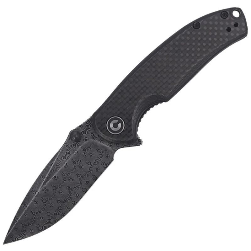 Zamów teraz CIVIVI Knife Pintail Twill Carbon Fiber / Black G10, Black Damascus (C2020DS-1)