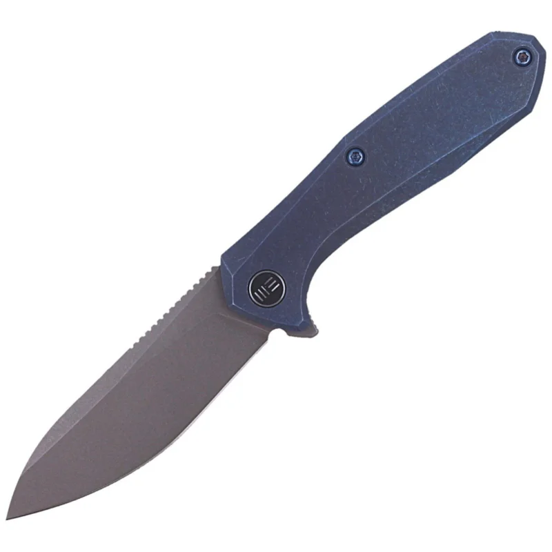 Nóż składany WE Knife Mote Blue Titanium, Gray Stonewashed CPM S35VN by Ostap Hel (2005B) Oferta