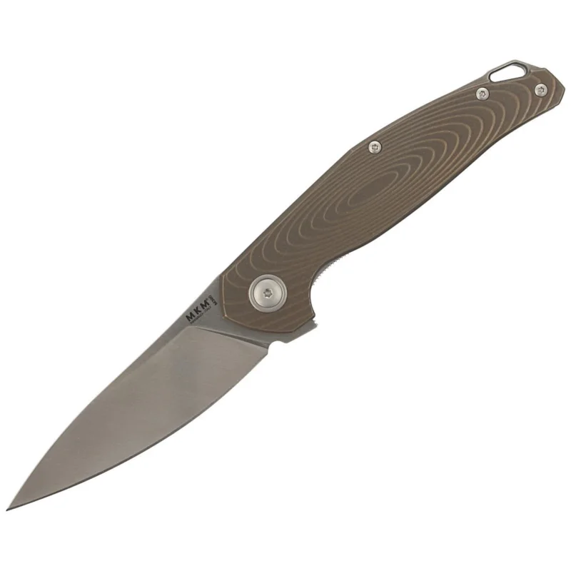 Wybór klientów Nóż składany MKM Goccia Bronze Stonewashed Titanium, Satin M390 by Jens Ansø (MKGC-TBR)