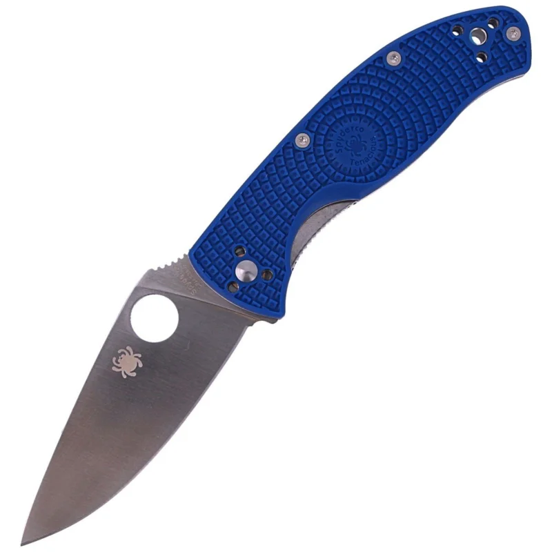 Spyderco Tenacious Lightweight Knife Blue FRN, Satin CPM S35VN by Eric Glesser (C122PBL) Niska cena