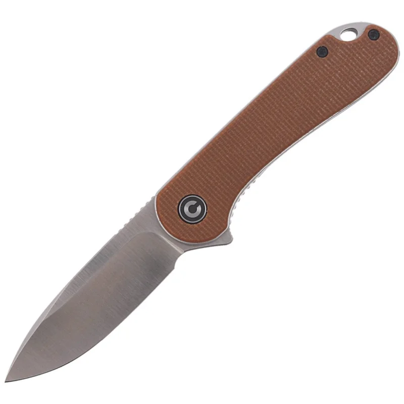 Nóż składany CIVIVI Elementum Flipper Brown Micarta, Satin Finish (C907M) Oferta czasowa