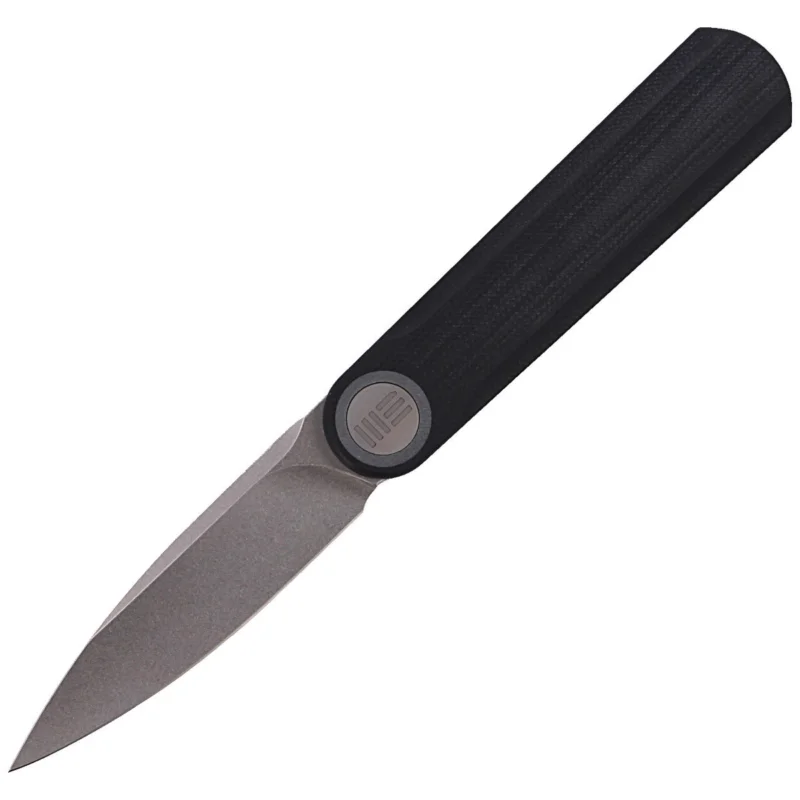 Nóż składany WE Knife Eidolon Drop Point Black G10, Stonewashed CPM 20CV by Justin Lundquist (WE19074A-B) Obniżka ceny