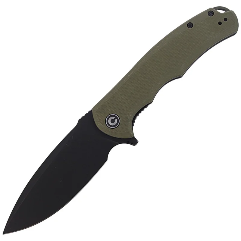 Sprawdź teraz Nóż składany Civivi Praxis OD Green G10, Black Stonewashed 9Cr18MoV (C803F)