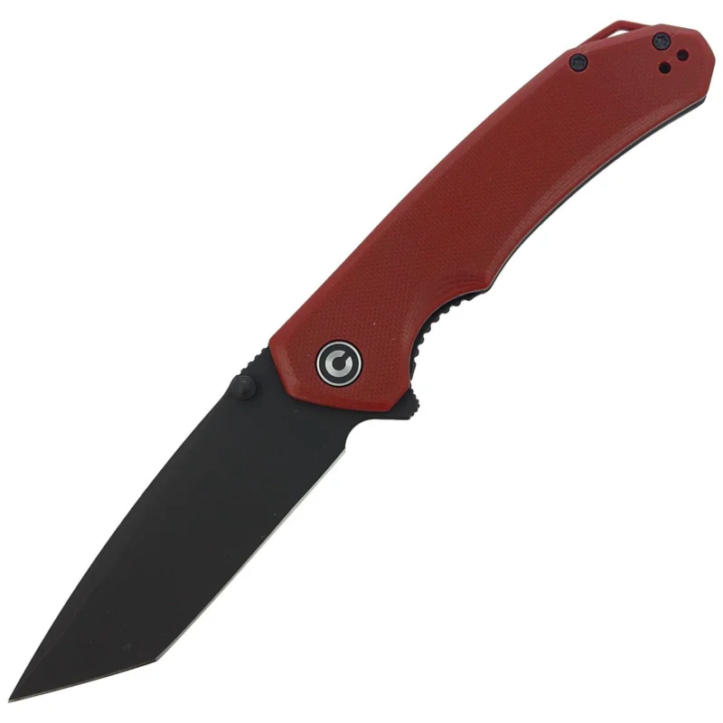 Wyjątkowa oferta Nóż składany CIVIVI Brazen Burgundy G10, Black Stonewashed (C2023B)