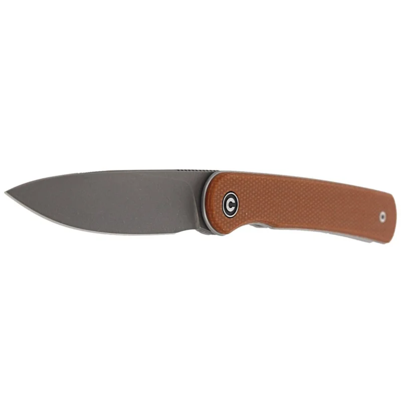 Taniej CIVIVI Knife Stylum Brown Micarta, Gray Stonewashed by Ferrum Forge Knife Works (C20010B-A)