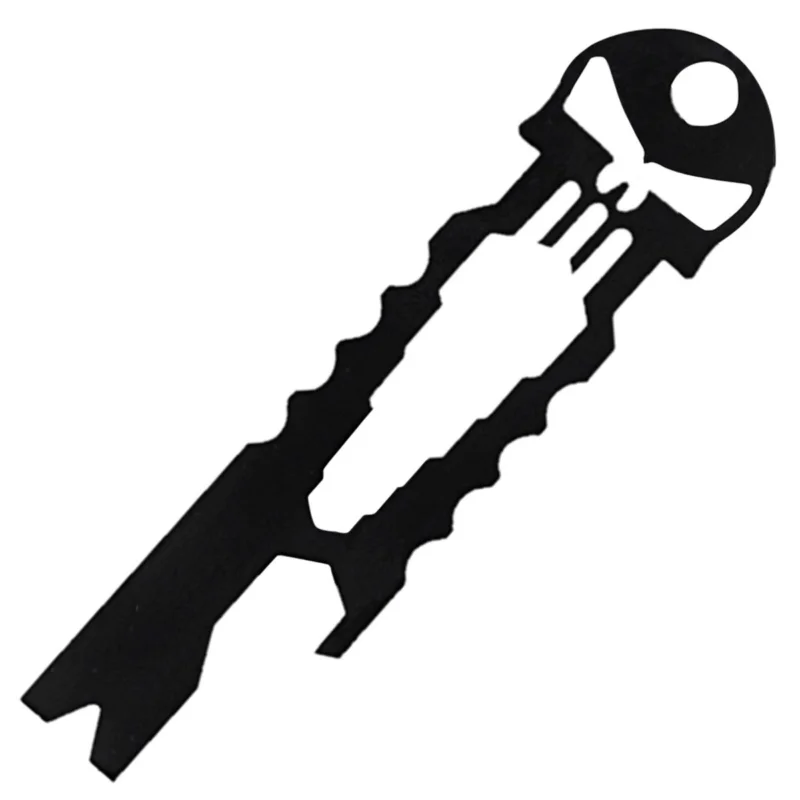 Nowy MultiTool Barbaric Skull Tool Card, Black Stainess Steel (39042)