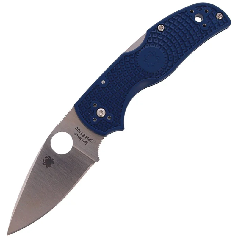 Spyderco Native 5 Dark Blue FRN Knife, Satin CPM S110V by Sal Glesser (C41PDBL5) Obniżka ceny