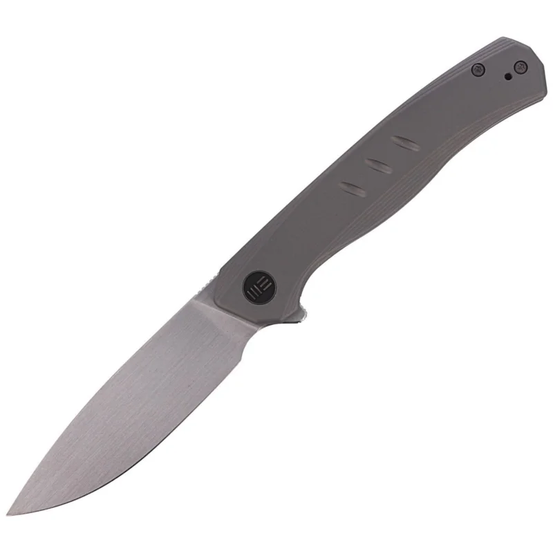 Promocja Nóż składany WE Knife Seer LE No 399/420 Gray Titanium, Rubbed Silver (WE20015-3)