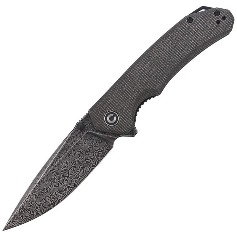 Nóż składany CIVIVI Brazen Dark Green Micarta, Black Damascus (C2102DS-3) Dostępne od ręki