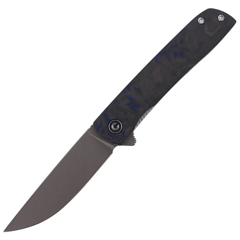 Nóż składany CIVIVI Bo Blue / Black Carbon Fiber, Gray Stonewashed Nitro-V by Brad Zinker (C20009B-A) Kup online