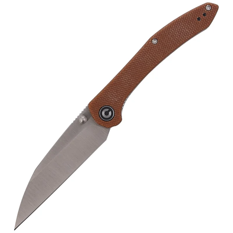 CIVIVI Hadros Brown Micarta, Satin Finish by Dylan Mallery (C20004-2) Wyjątkowa oferta