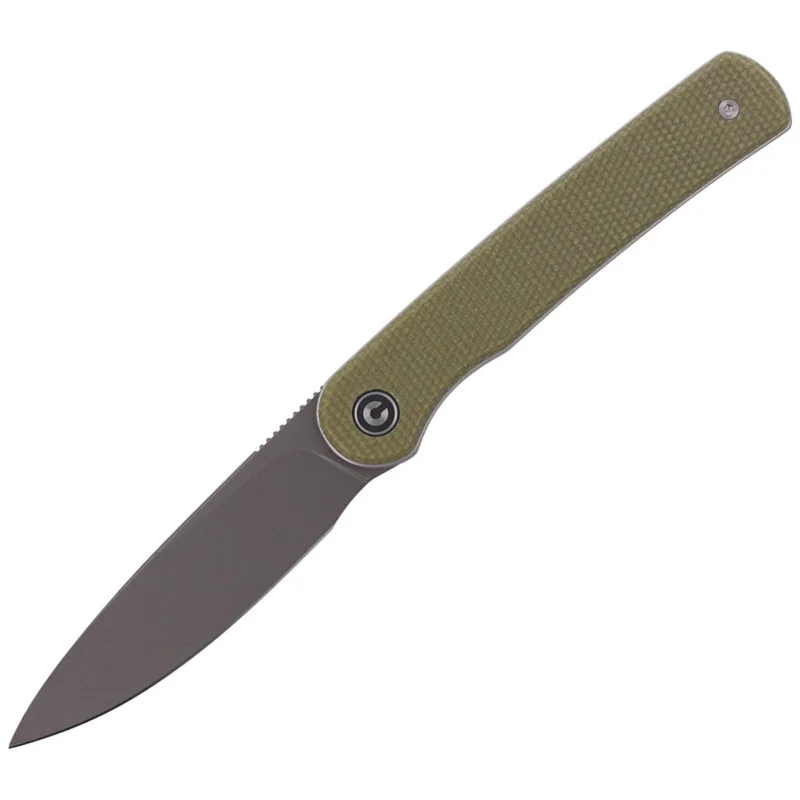 Cena promocyjna Nóż składany CIVIVI Stylum Olive Micarta, Gray Stonewashed by Ferrum Forge Knife Works (C20010B-B)