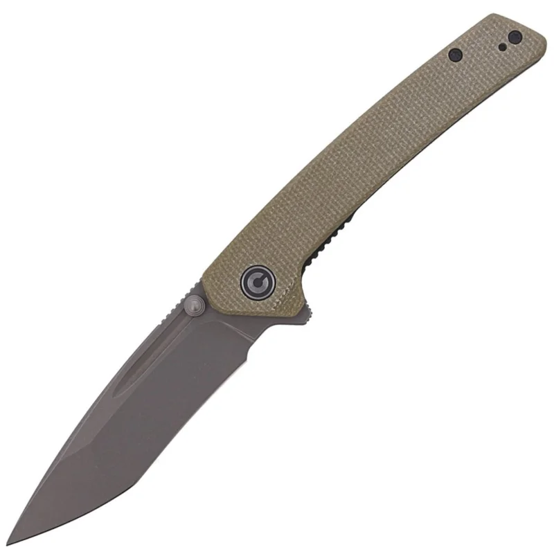 CIVIVI Keen Nadder Olive Micarta, Gray Stonewashed (C2021C) Wysoka jakość