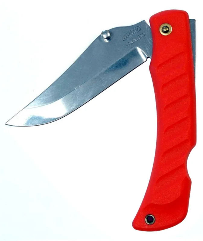 Zamów dziś Mikov Crocodile Red ABS Folding Knife, Mirror Finish (243-NH-1/C RED)