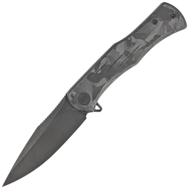 Nóż składany WE Knife Primoris Marble Carbon Fiber / Black Ti, Black Stonewashed (WE20047B-1) Bestseller
