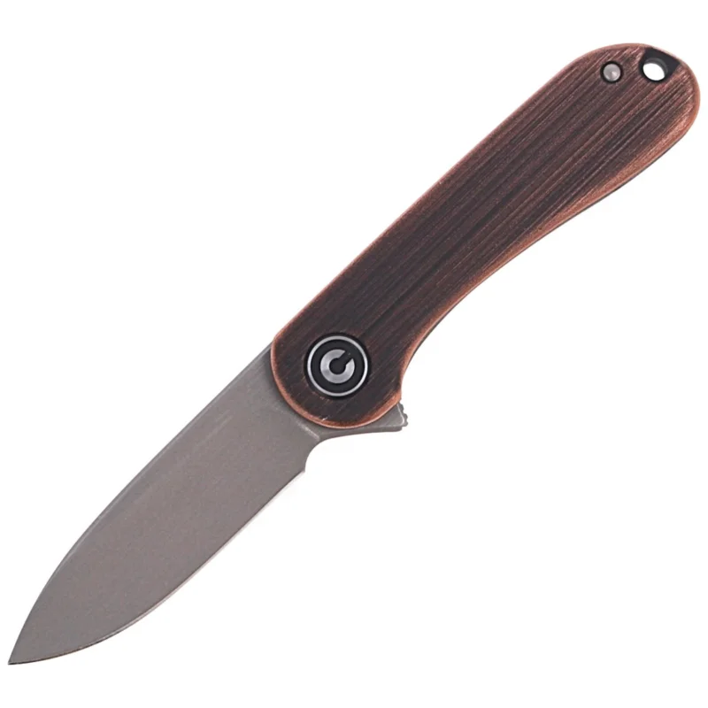 Wysoka jakość Nóż składany CIVIVI Mini Elementum Black Copper, Gray Hand Rubbed (C18062Q-2)