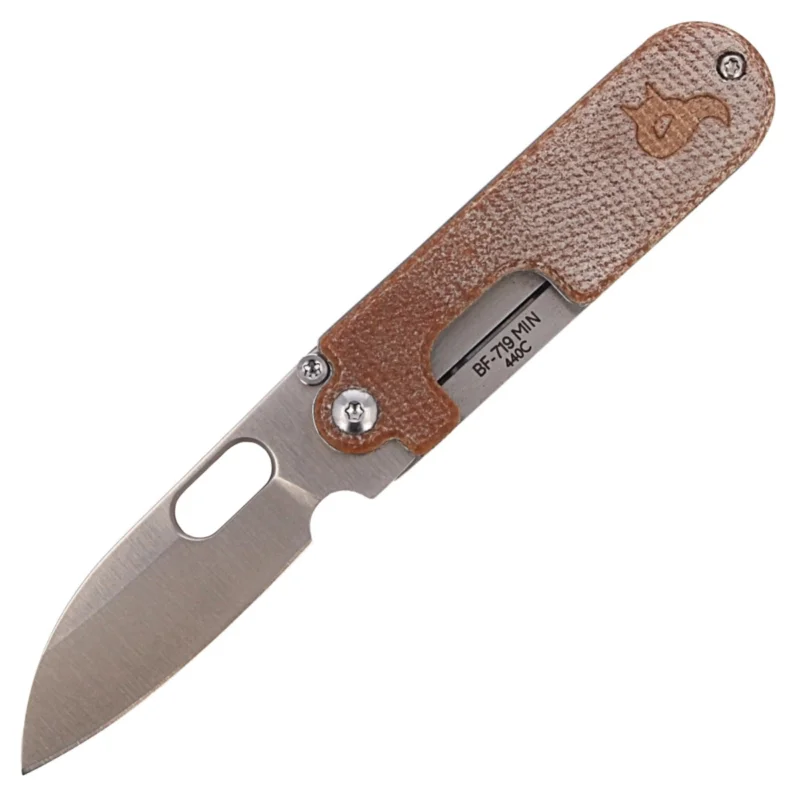 Do wyczerpania zapasów Nóż składany BlackFox Bean Gen2 Natural Micarta by Panchenko (BF-719 MIN)