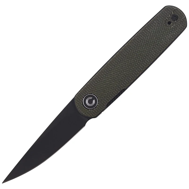 Nóż składany CIVIVI Lumi Green Micarta, Black Stonewashed by Justin Lundquist (C20024-1) Nowość