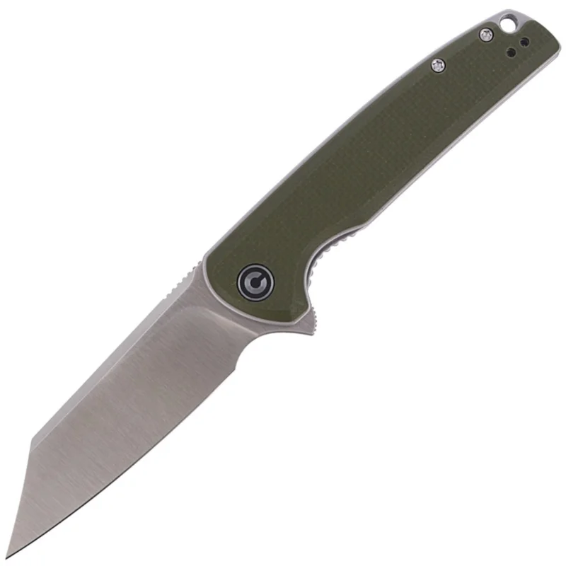 CIVIVI Brigand Green Coarse G10 Handle Gray S/S Liner D2 Blade, Satin Finish (C909A) Oferta czasowa