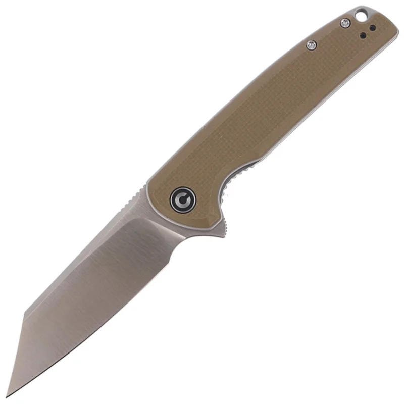 Kup online CIVIVI Brigand Tan Coarse G10 Handle Gray S/S Liner D2 Blade, Satin Finish (C909B)