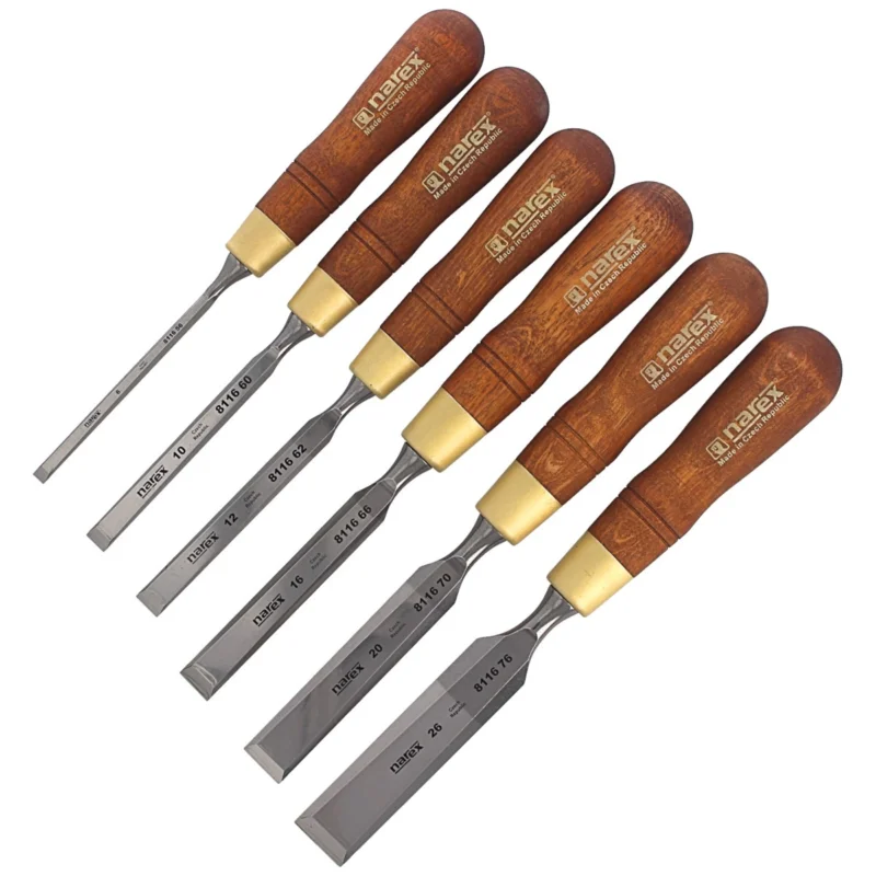Szybka dostawa Zestaw 6 dłut stolarskich Narex Premium 6, 10, 12, 16, 20, 26 (853250)
