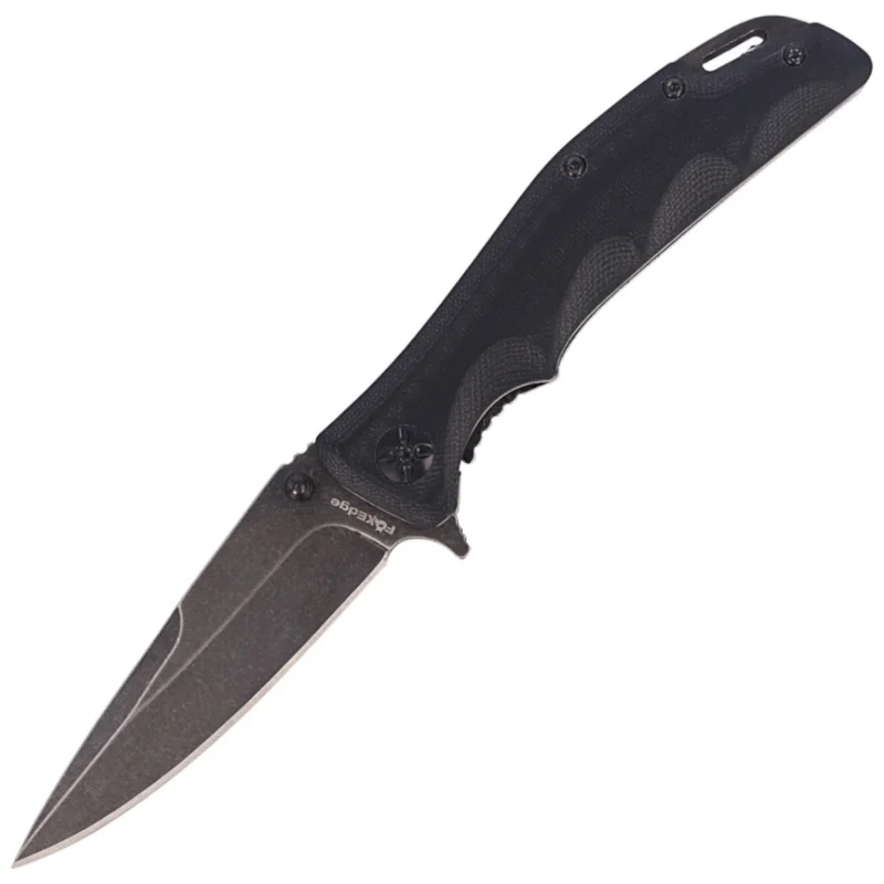Nóż składany FoxEdge Mandatory Fun G10 Black, Stone Washed PVD by Russ Kommer (FE-024) Zamów teraz