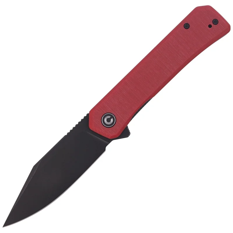 Nóż składany CIVIVI Relic Burgundy G10, Black Stonewashed Nitro-V (C20077B-2) Tani