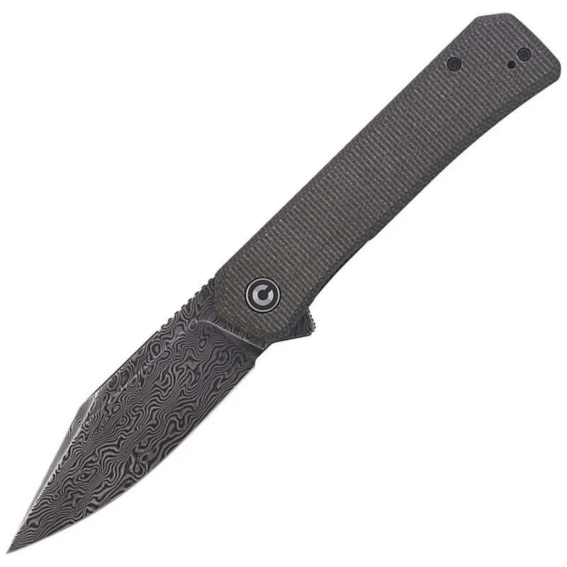 Nóż składany CIVIVI Relic Dark Green Micarta, Black Damascus (C20077B-DS1) Nie przegap