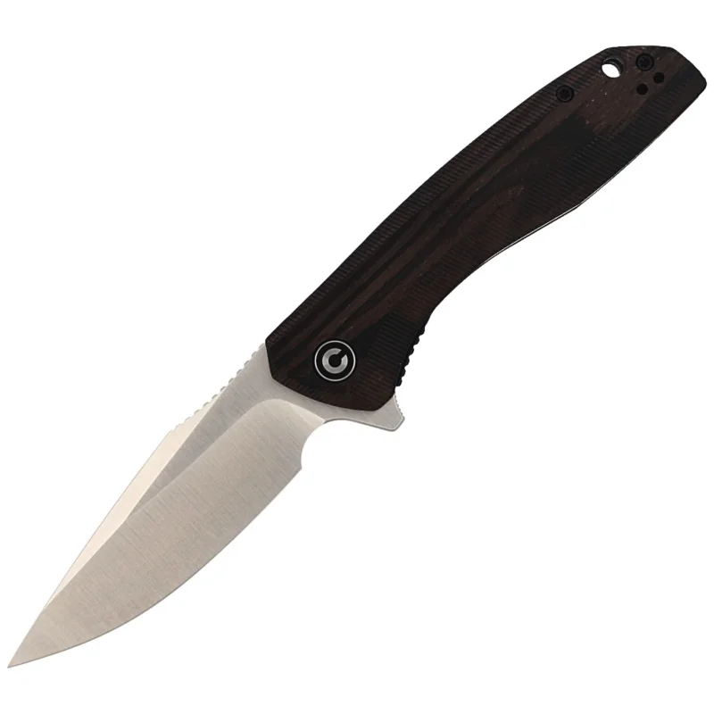 Nóż składany CIVIVI Baklash Black Ebony Wood, Satin Finish (C801E) Bestseller
