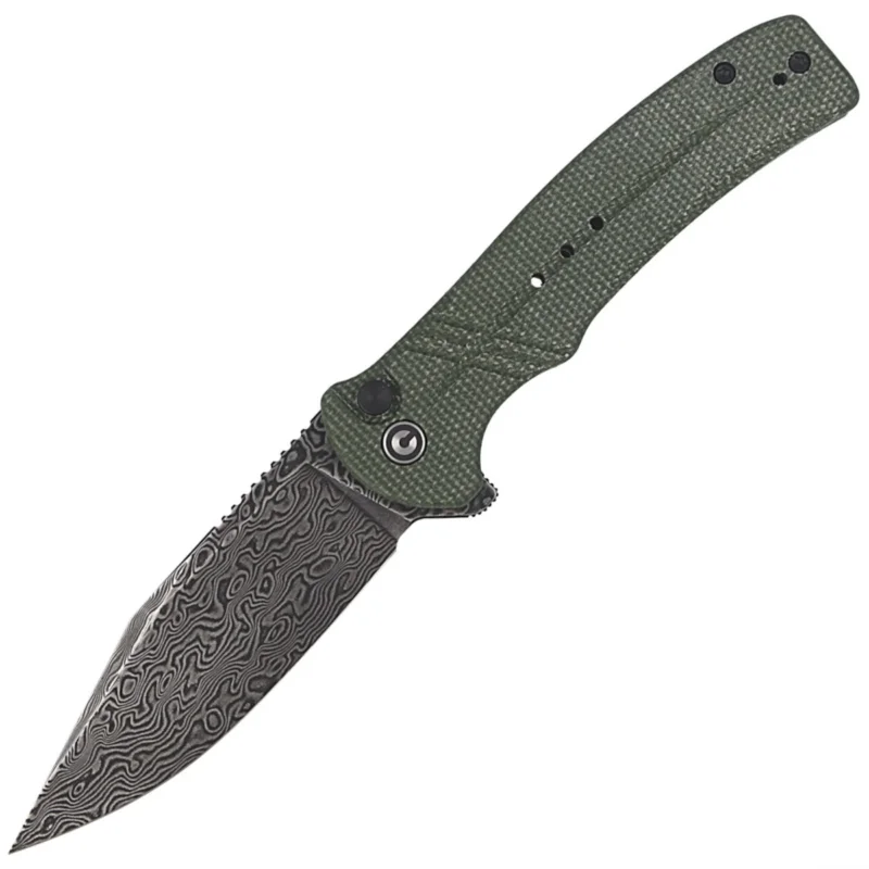 Ekspresowa dostawa CIVIVI KNive Cogent Green Micarta, Black Damascus (C20038D-DS1)