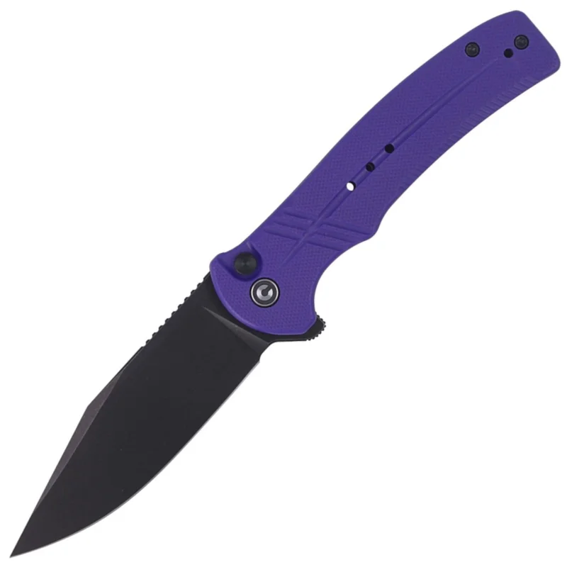 Zniżka Nóż składany CIVIVI Cogent Purple G10, Black Stonewashed 14C28N (C20038D-2)