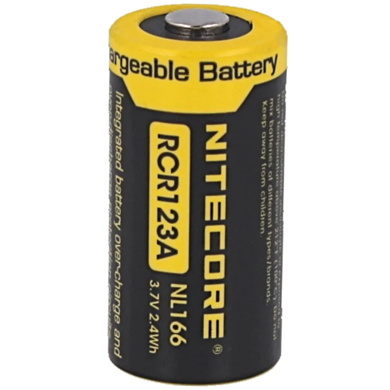 Akumulator NiteCore 16340, RCR123A / 650mAh, 3.7V (NL166) Tani