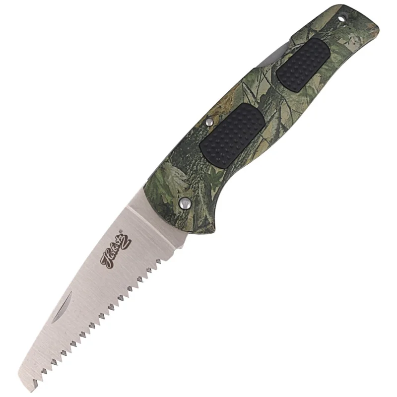 Rabat Herbertz Solingen Wood Camo Elastomer Folding Saw, Satin Finish 114mm (55004)