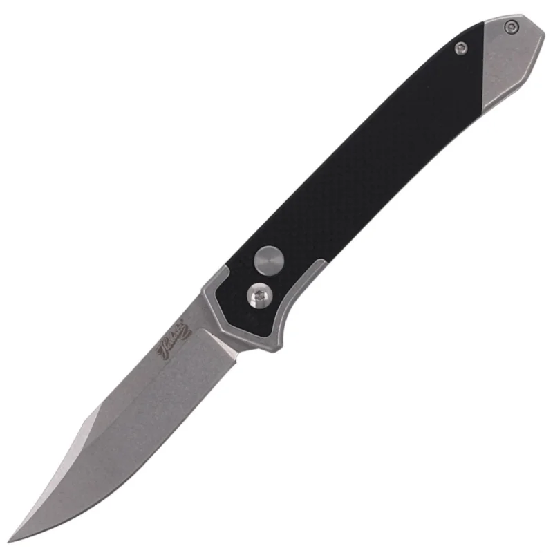 Zamów teraz Nóż automatyczny Herbertz Selektion Black G10/Steel, Stonewashed 440A (53040)