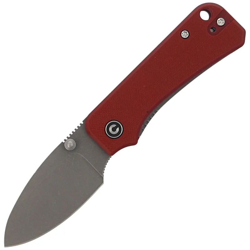 Nóż składany CIVIVI Baby Banter Burgundy G10, Gray Stonewashed by Ben Petersen (C19068S-6) Ograniczona ilość