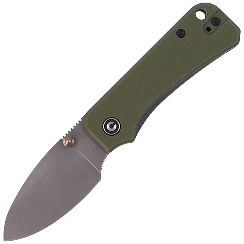 CIVIVI Knife Baby Banter Green G10, Gray Stonewashed by Ben Petersen (C19068S-5) Oferta