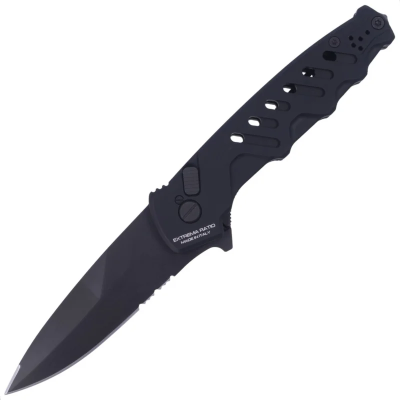 Nóż automatyczny Extrema Ratio Caimano Nero Black Aluminium, Black MIL-C N690 (04.1000.0169/BLK) Zamów dziś