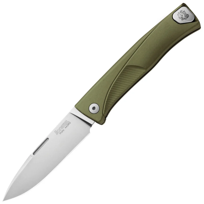 Nóż składany LionSteel Thrill Green Aluminium, Satin M390 by Molletta (TL A GS) Zamów dziś