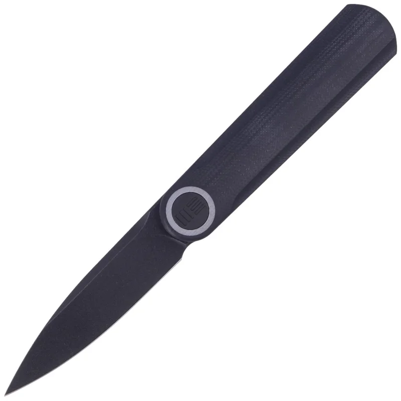 Promocja Nóż składany WE Knife Eidolon Drop Point Black G10, Black Stonewashed by Justin Lundquist (WE19074A-D)