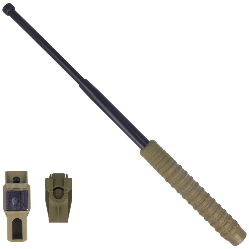 Pałka teleskopowa hartowana ESP 18'' Army Green (ExB 18H-GR-BK BH-54) Tylko do końca tygodnia