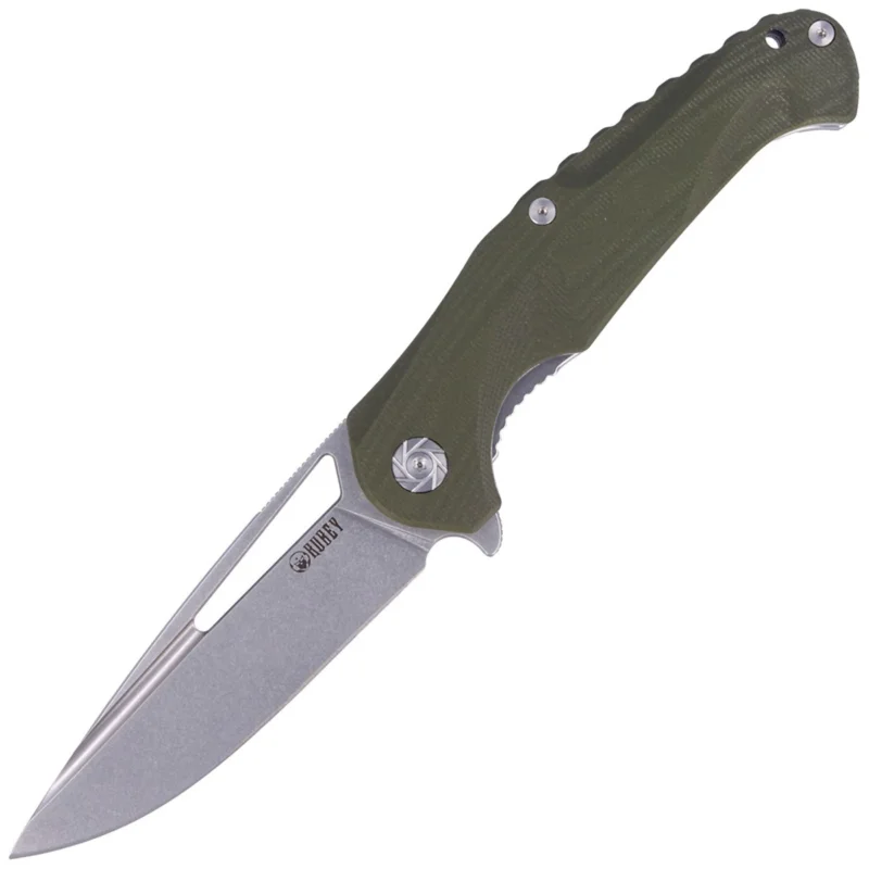 Oferta Kubey Knife Dugu OD Green G10, Stonewashed D2 (KU210B)