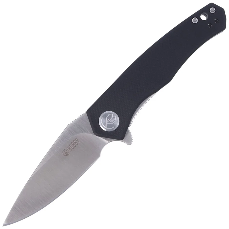 Wysoka jakość Kubey Cadmus Knife Black G10, Satin D2 by Maksim Tkachuk (KU055A)