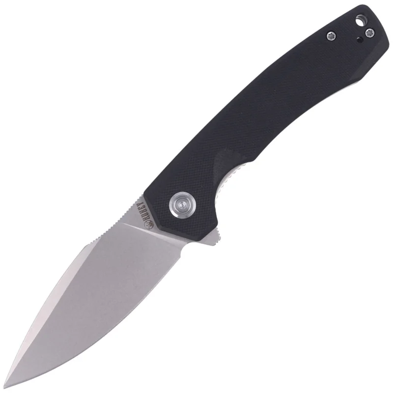 Kubey Knife Black G10, Bead Blasted D2 (KU901E) Oferta limitowana