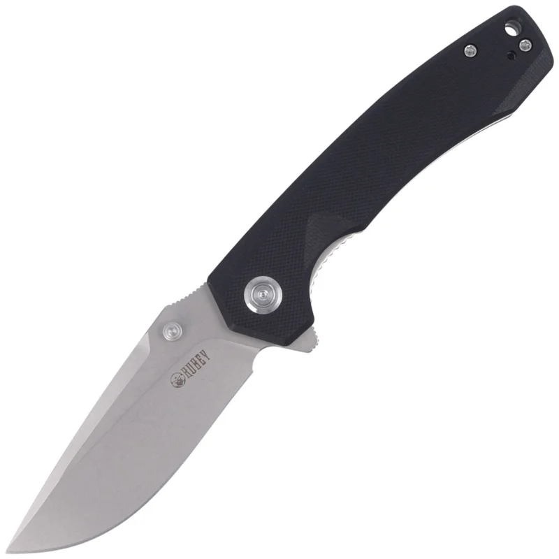 Szybka dostawa Kubey Knife Black G10, Bead Blasted D2 (KU901A)