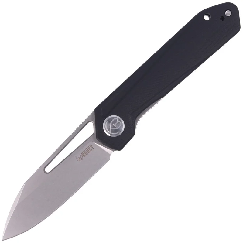 Super okazja Nóż składany Kubey Royal Black G10, Beadblasted D2 by Colin Maisonpierre (KU321A)