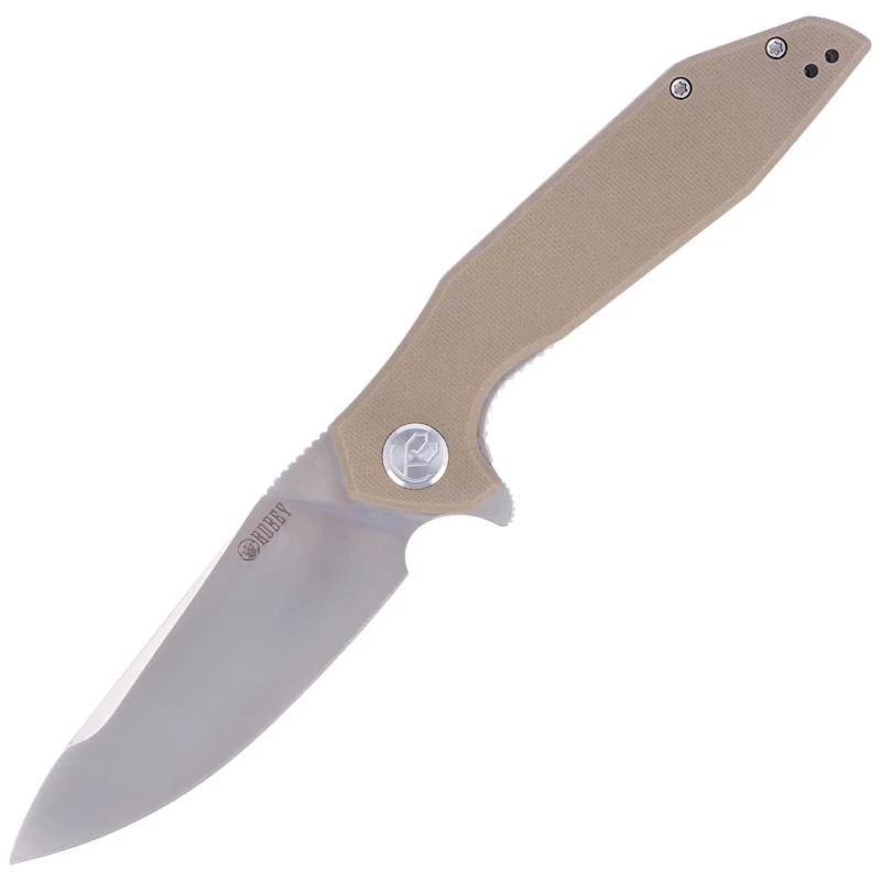 Kubey Nova LL KU117F Knife Tan G10, Satin D2 Hit cenowy