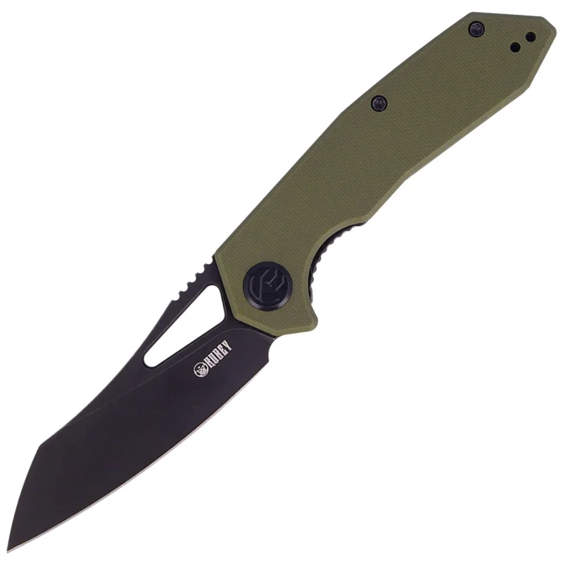 Łatwy zwrot Kubey Knife New Vagrant Tan G10, Darkwashed AUS-10 (KU291E)