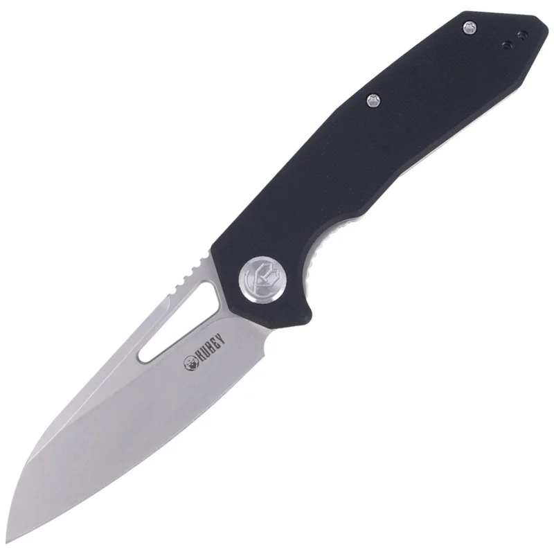 Kubey Knife New Vagrant Black G10, Sandblast AUS-10 (KU291A) Wyprzedaż